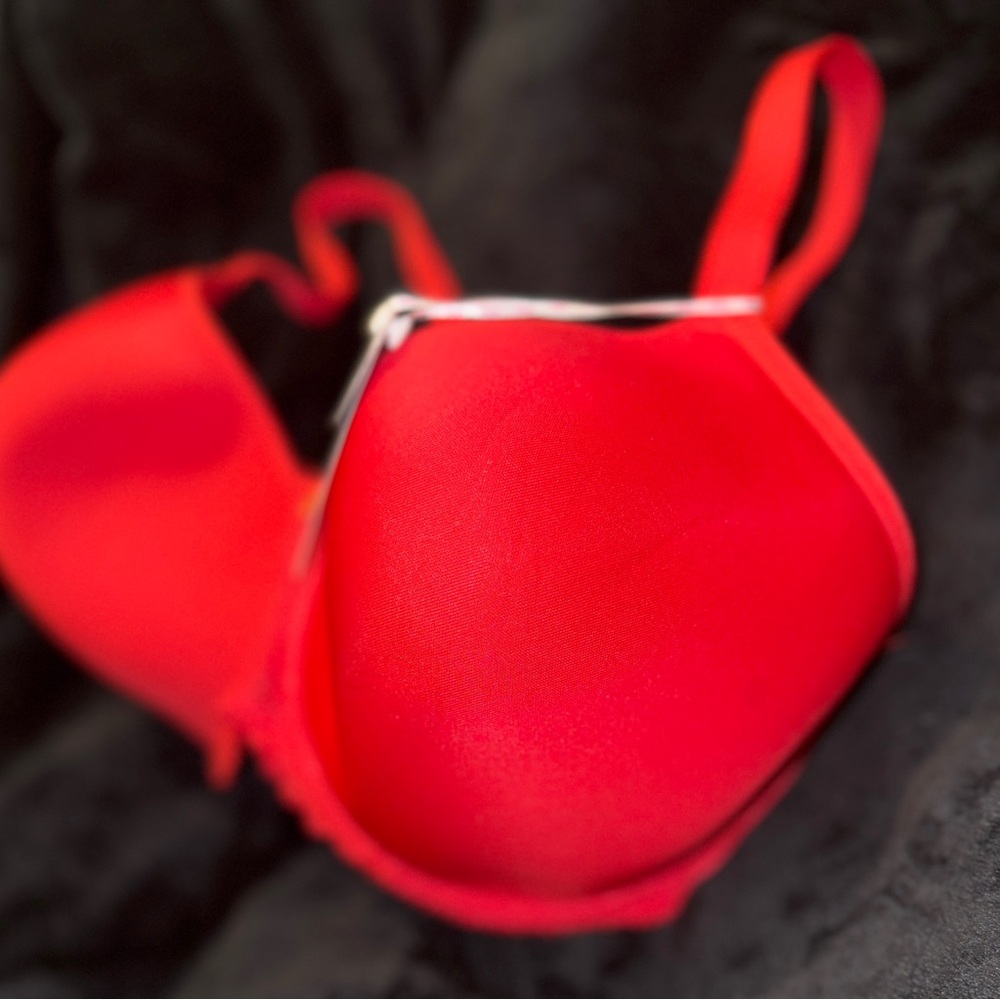 Freya Vibrant Red Lace Offbeat Demi T-shirt Bra, AA5450 - Picture 12 of 13